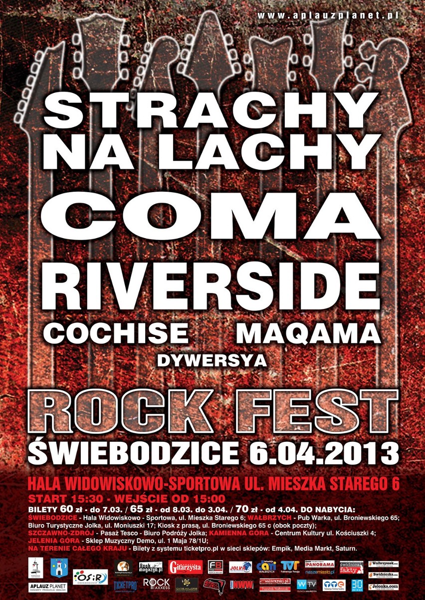 Są jeszcze bilety na II Świebodzice Rock Fest!