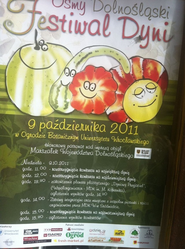 Festiwal Dyni co roku gromadzi tłumy wrocławian w Ogrodzie Botanicznym. Kolejki do kas były naprawdę imponujące. Fot. E. Świączkowska