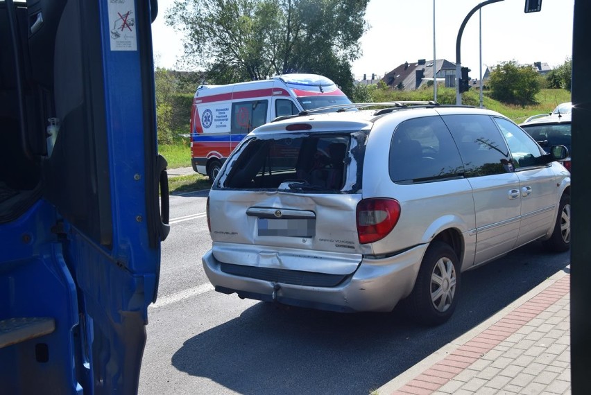 Na ulicy Broniewskiego w Staregardzie zderzyły się samochody