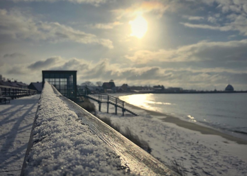 Foto powiat pucki: zima 2018 (luty) - wróciła do Helu