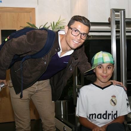 Gabriel Walczak z Lipiej Góry opowiada o spotkaniu z Ronaldo [FOTO]