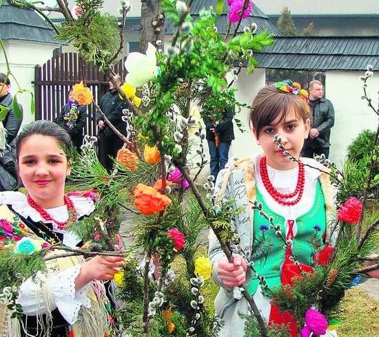 Gilowiczanie już od kilku dni przygotowywali swe palmy