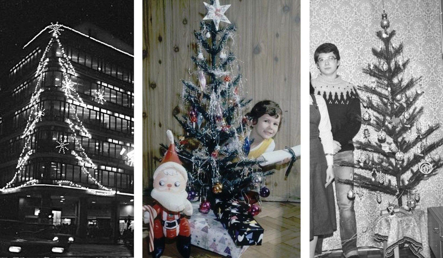 Choinki z czasów PRL-u. Tak wtedy wyglądały świąteczne drzewka [zdjęcia] |  Bydgoszcz Nasze Miasto