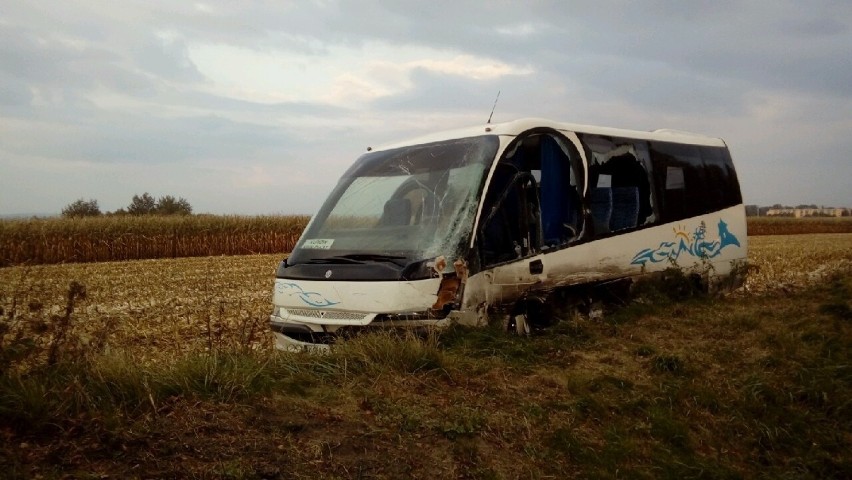 Zator. Autobus zderzył się z busem na drodze krajowej 44