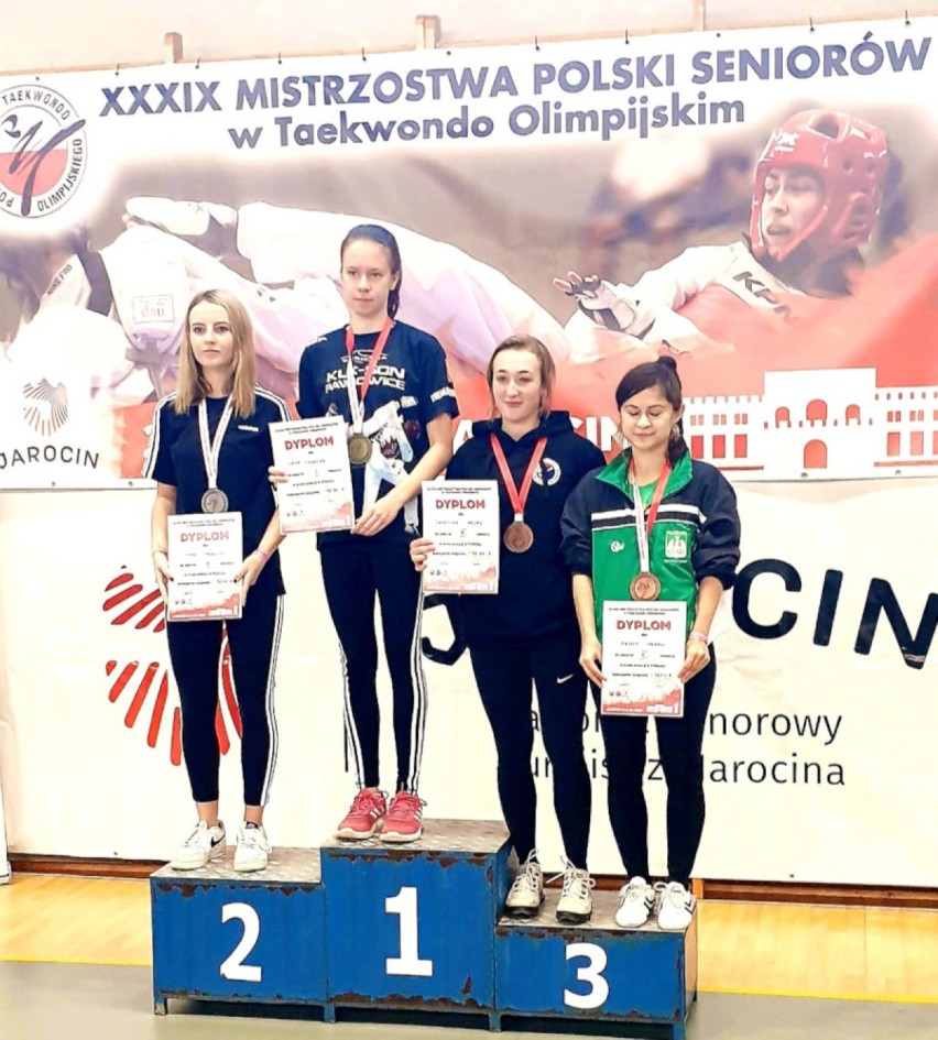 Lena Małecka mistrzynią Polski seniorów w taekwondo...