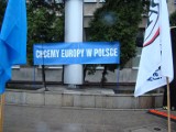 Pierwszomajowy wiec związków zawodowych w Warszawie