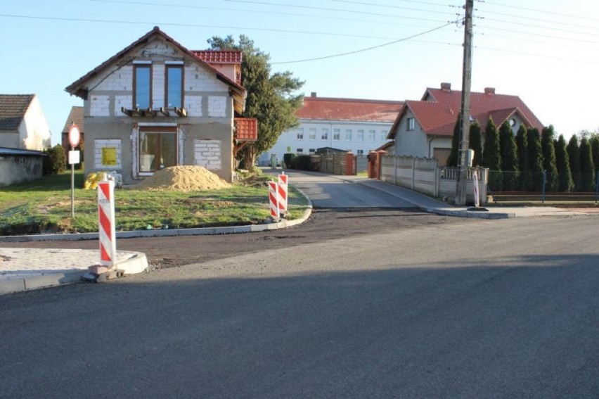 Zbliża się koniec przebudowy drogi w Brzegu Głogowskim
