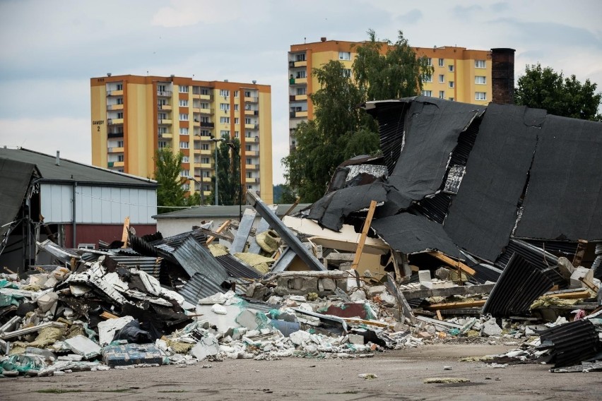 Buldożery kończą powoli pracę przy ul. Fordońskiej w...