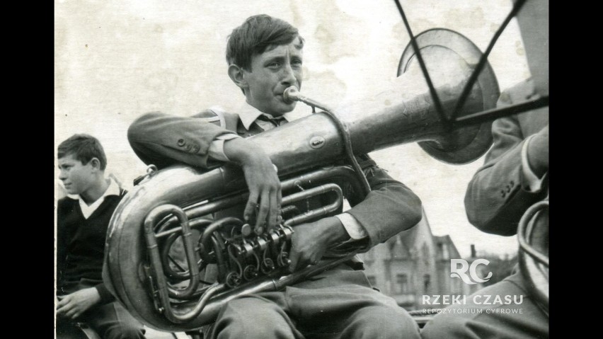 Archiwalne zdjęcia Obornickich Orkiestr Dętych z lat 1920-1996