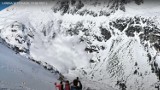 Tatry. Zobacz nagranie z lawiny, która zeszła w sobotę z Koziego Wierchu [WIDEO]