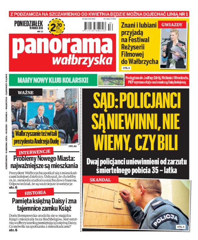 Panorama Wałbrzyska wydanie z 19 marca 2018 r.