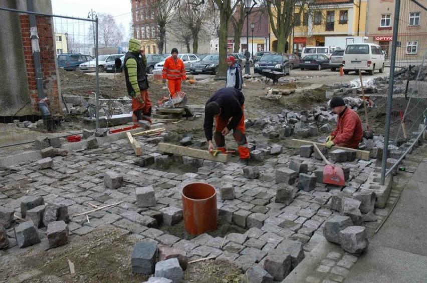 Jak Plac Wolności w Sztumie przebudowywano