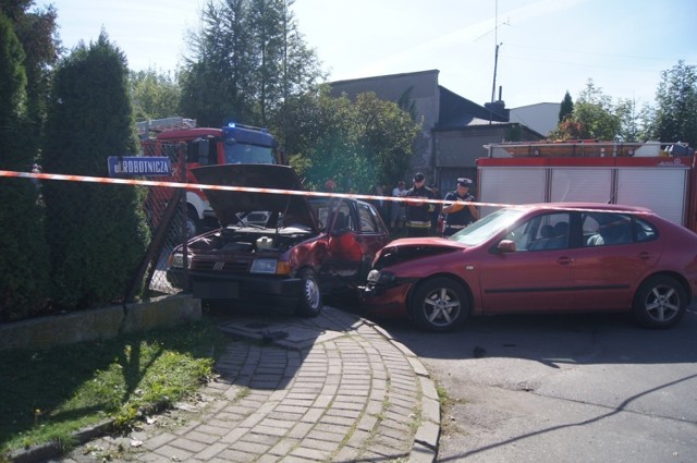 Wypadek na skrzyżowaniu 11 Listopada i Robotniczej w Radomsku