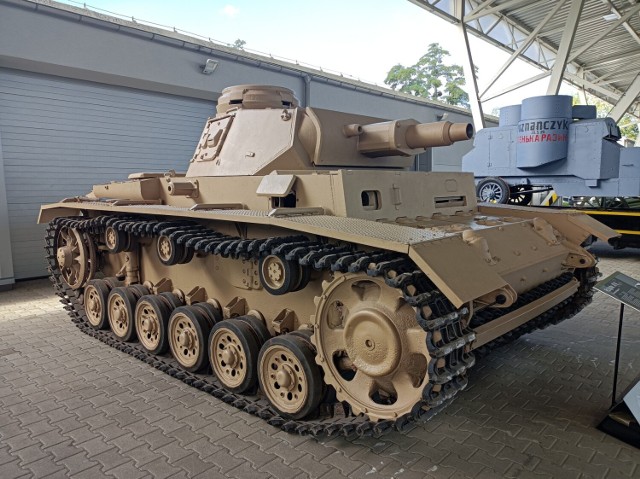 To najlepiej zachowany odrestaurowany i sprawny - jeżdżący - czołg Panzer III w Polsce