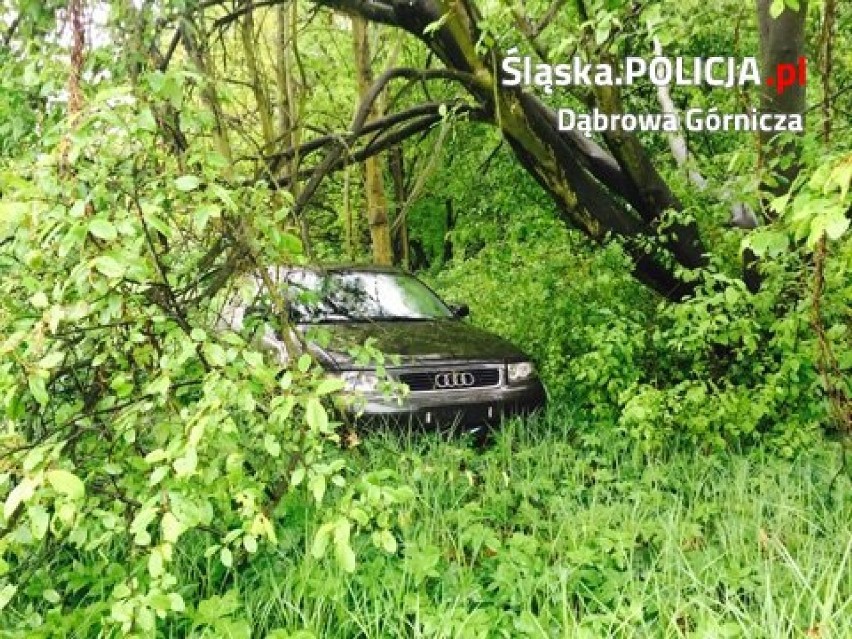 Dąbrowa Górnicza. Kradzież audi na Mydlicach. Samochód znaleziono porzucony w Parku Zielona