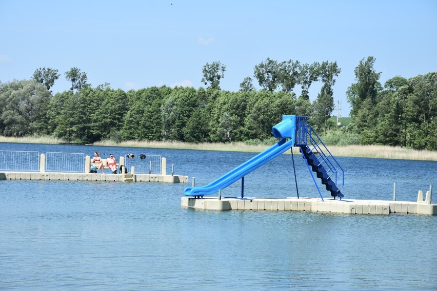 Nowością jest też zjeżdżalnia umocowana w wodzie