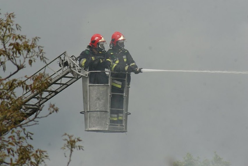 Pożar Kamieniec Wrocławski