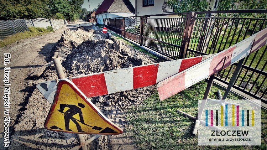 Budowa nowego wodociągu w Złoczewie zakończona. To jednak jeszcze nie koniec prac ZDJĘCIA