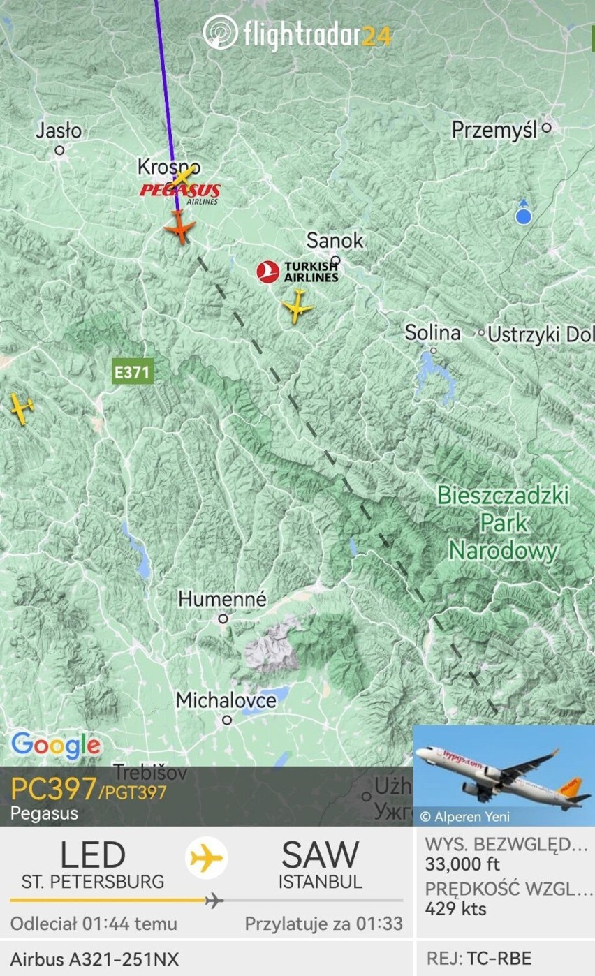 Na niebie nad Podkarpaciem przybyło tureckich samolotów...