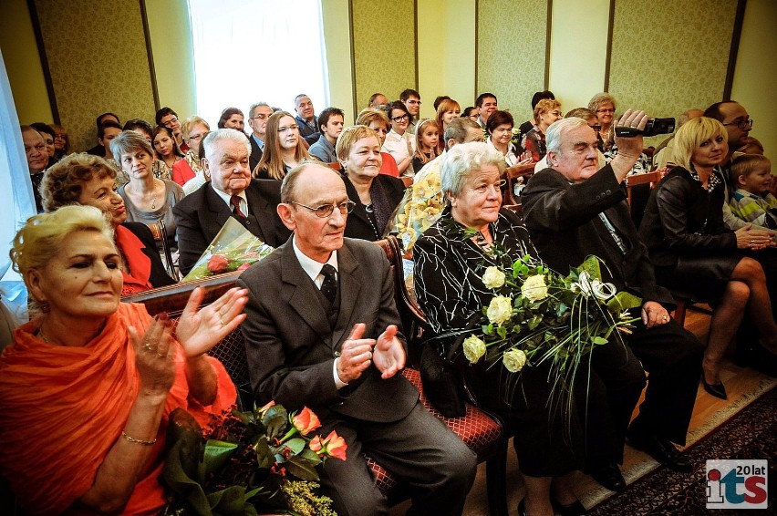 Skierniewiczanie obchodzący 50. rocznicę ślubu