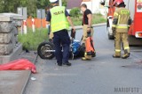 Wypadek w Kępie. Motocyklista uderzył w barierę mostu. 21-latek zmarł w szpitalu w Opolu