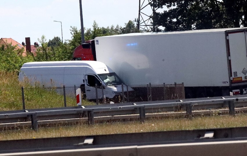 Dwa wypadki na Autostradzie A4 na wysokości Legnicy, zobaczcie zdjęcia