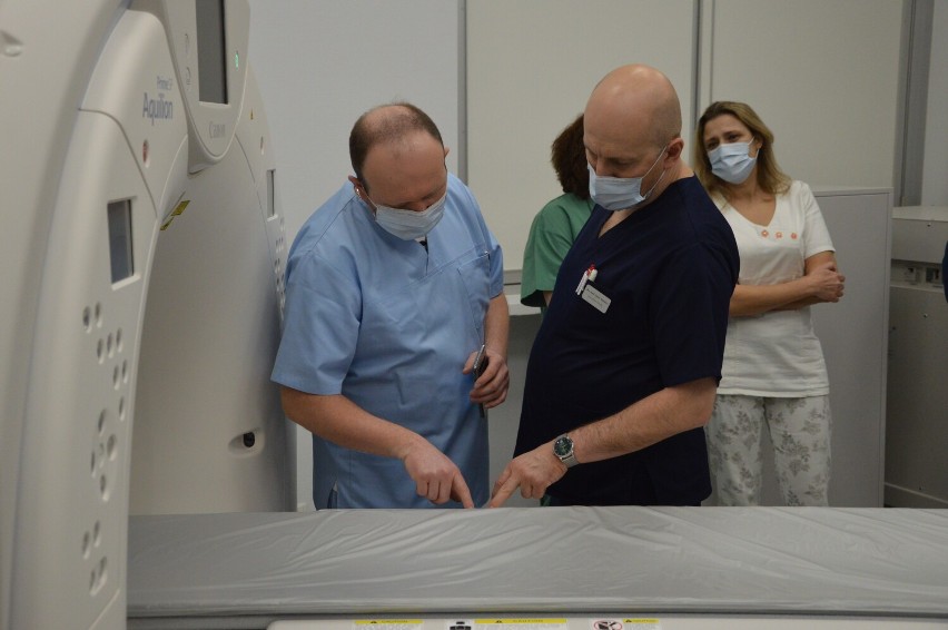Otwarcie nowej pracowni tomografii komputerowej w Wieluniu. Szpital otrzymał sprzęt za 2 mln zł FOTO