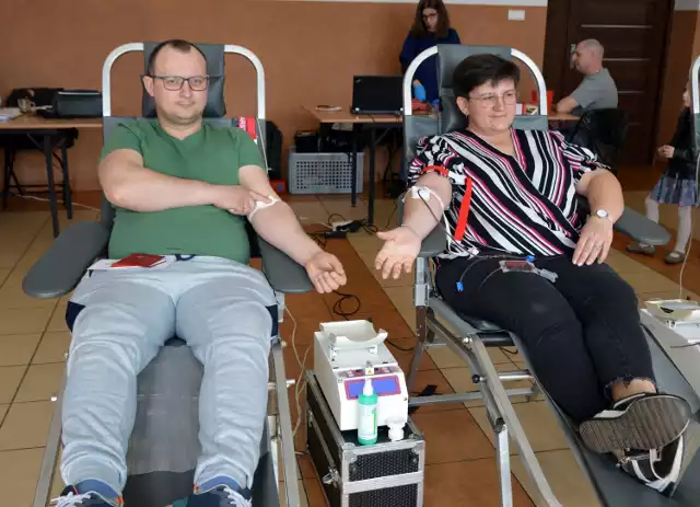 W Starej Sobótce w gminie Grabów zorganizowano kolejną udaną zbiórkę krwi.