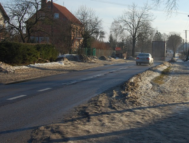 Czy szosa ze Starego Dzierzgonia doczeka się remontu?