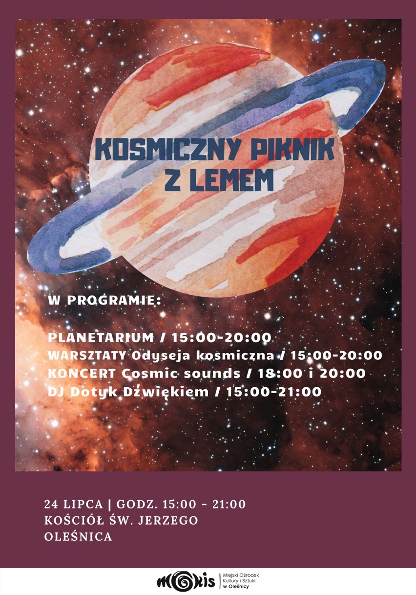 Kosmiczny Piknik z Lemem już w ten weekend w Oleśnicy 