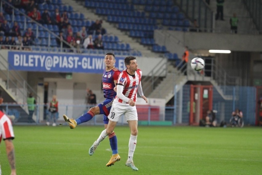 W meczu Piast Gliwice - Cracovia (2:4) Pelle an Amersfoort...