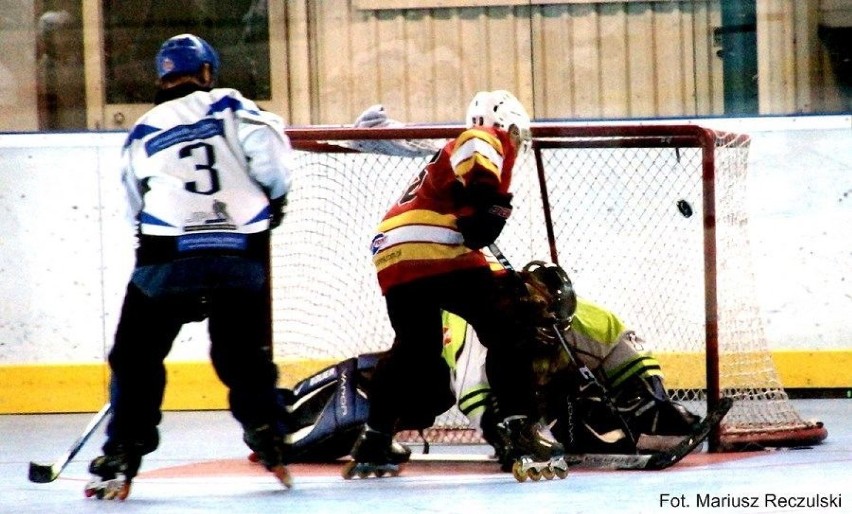 Mecz WTH Wrocław - Team Hockey ŁKH Łódź.  Fot. Mariusz...