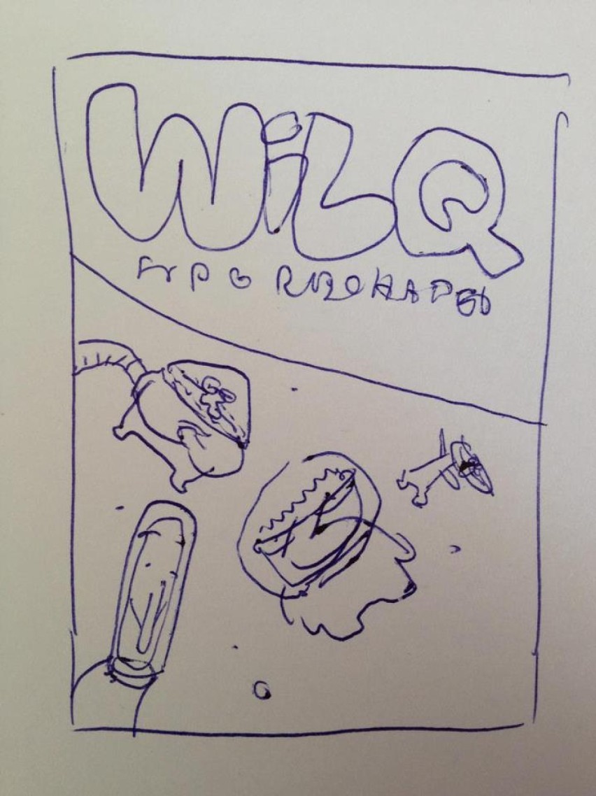 Wilq - szkic okładki