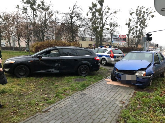 Wypadek na osiedlu Zazamcze we Włocławku