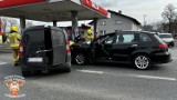 Zderzenie dwóch samochodów w Koźminie Wlkp. Sprawca ukarany mandatem w wys. ponad 1 tys. zł [ZDJĘCIA]
