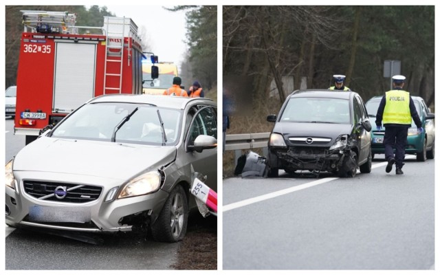 Wypadek na drodze Włocławek - Kowal