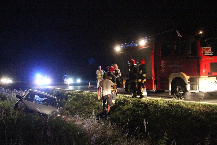 Groźne zdarzenie drogowe na DK 32 pomiędzy Wolsztynem a Powodowem