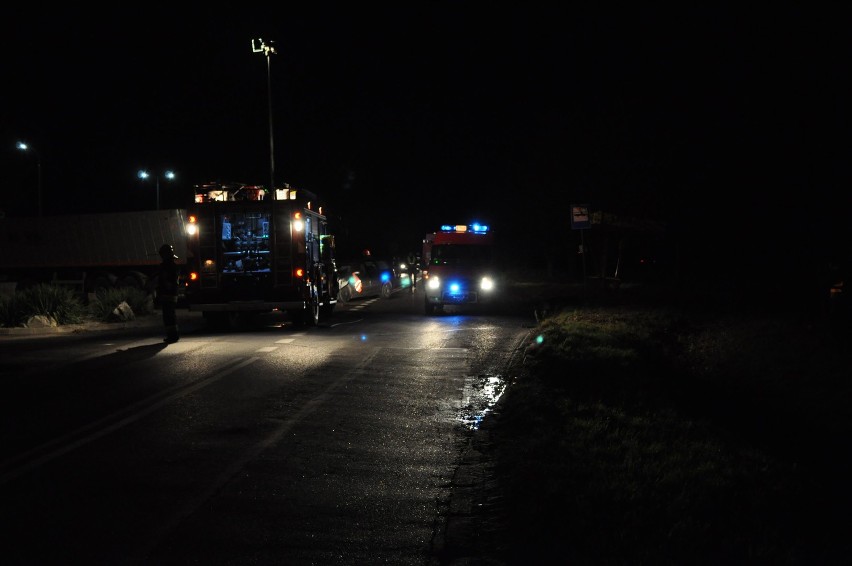 Wypadek na drodze Śrem - Pysząca - 25.11.2013 r.