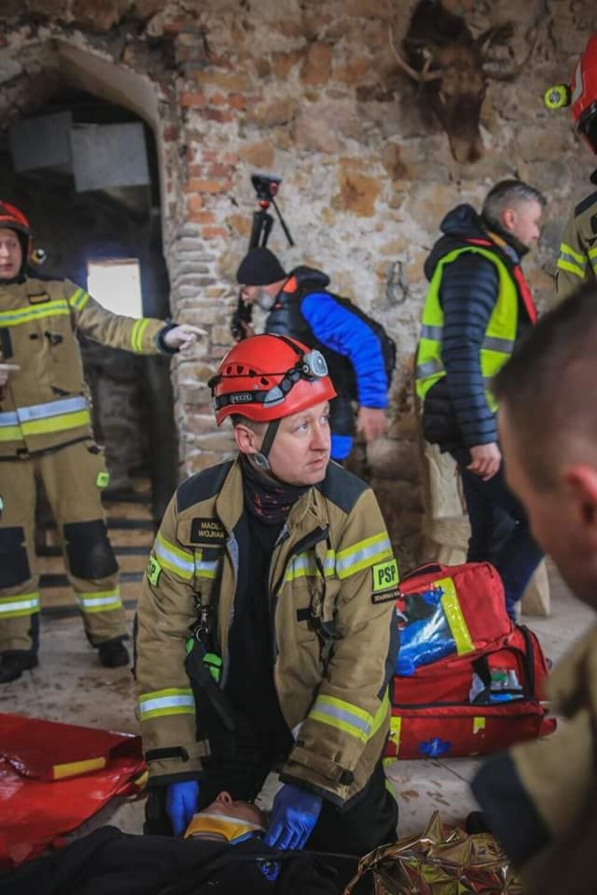 Strażacy ze Zduńskiej Woli na ćwiczeniach "Szron" w Karpaczu