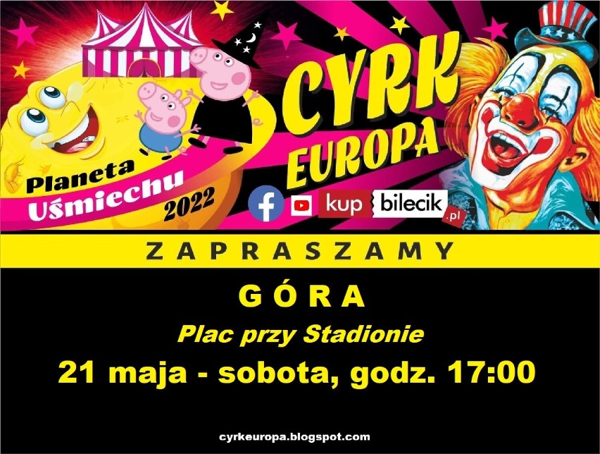 W Górze i Wąsoszu wystąpi cyrk Europa. Zobacz, jaki program zaprezentują artyści oraz ile kosztują bilety
