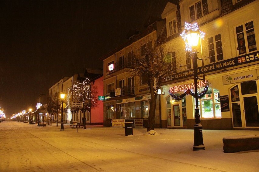 W Kutnie zimą jest kolorowo. Bajkowa sceneria w centrum miasta!