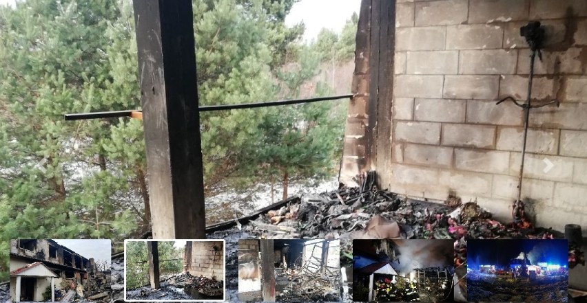 Pożar zabrał im dom. Rodzina z Koleczkowa zorganizowała zbiórkę pieniędzy na jego odbudowę