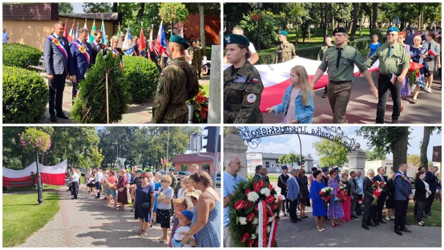 15 sierpnia rypinianie wzięli udział w uroczystości przy pomniku Józefa Piłsudskiego