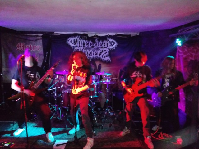 W piątkowy wieczór (21.02) w Motor Rock Pubie zagrał zespół Three Dead Fingers ze Szwecji. Występ tej formacji otworzyła grupa Fear of Blood z Gdańska.