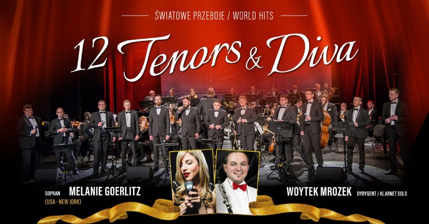 Koncert "12 Tenors&Diva" już w marcu w Radomsku