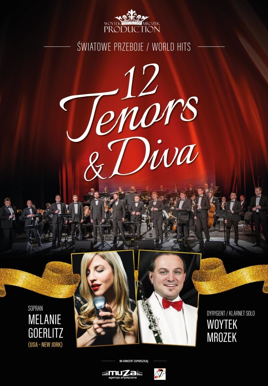Koncert "12 Tenors&Diva" już w marcu w Radomsku
