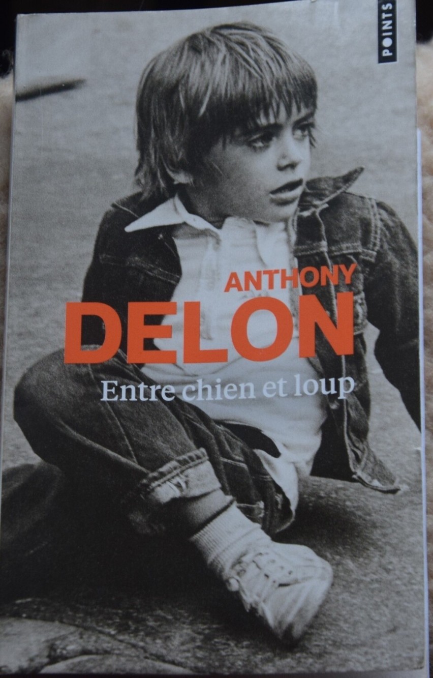 Okładka książki "Entr chien et loup", którą napisał Anthony...