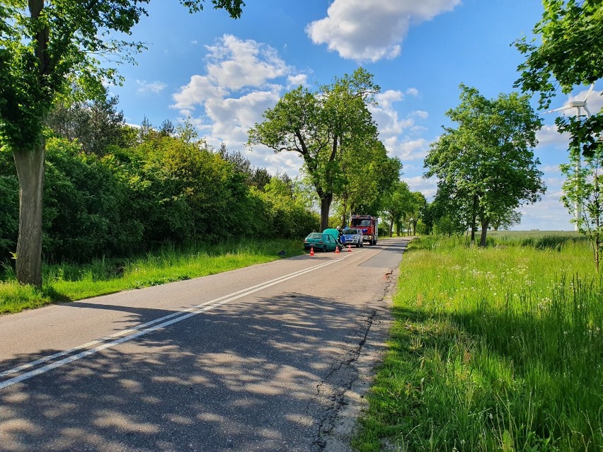 Zderzenie aut koło Margonina. Mogło być groźnie [ZDJĘCIA]