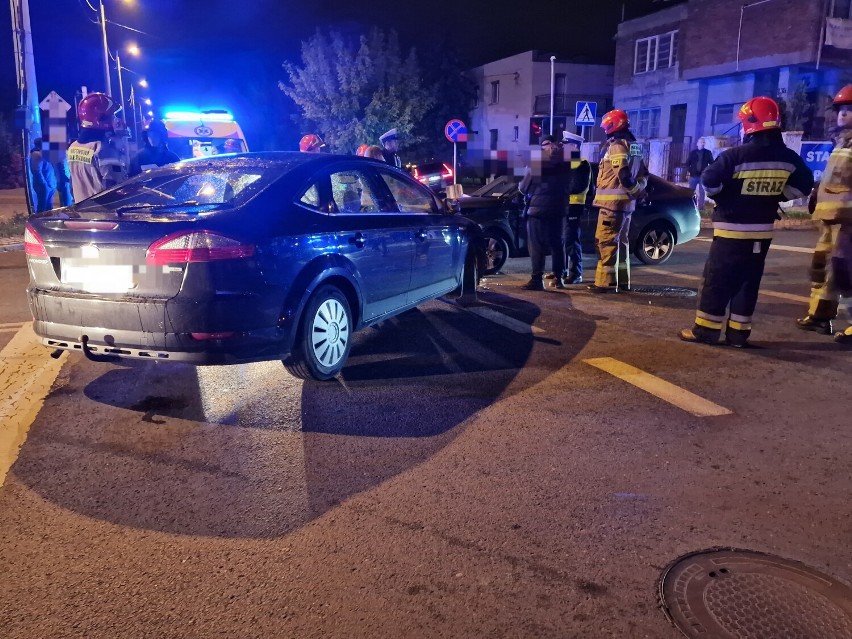 Wypadek na skrzyżowaniu Wiejska- Gajowa we Włocławku