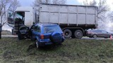  Poranny wypadek na DK 12 między Serbami a Wilkowem. Dwie osoby zostały ranne